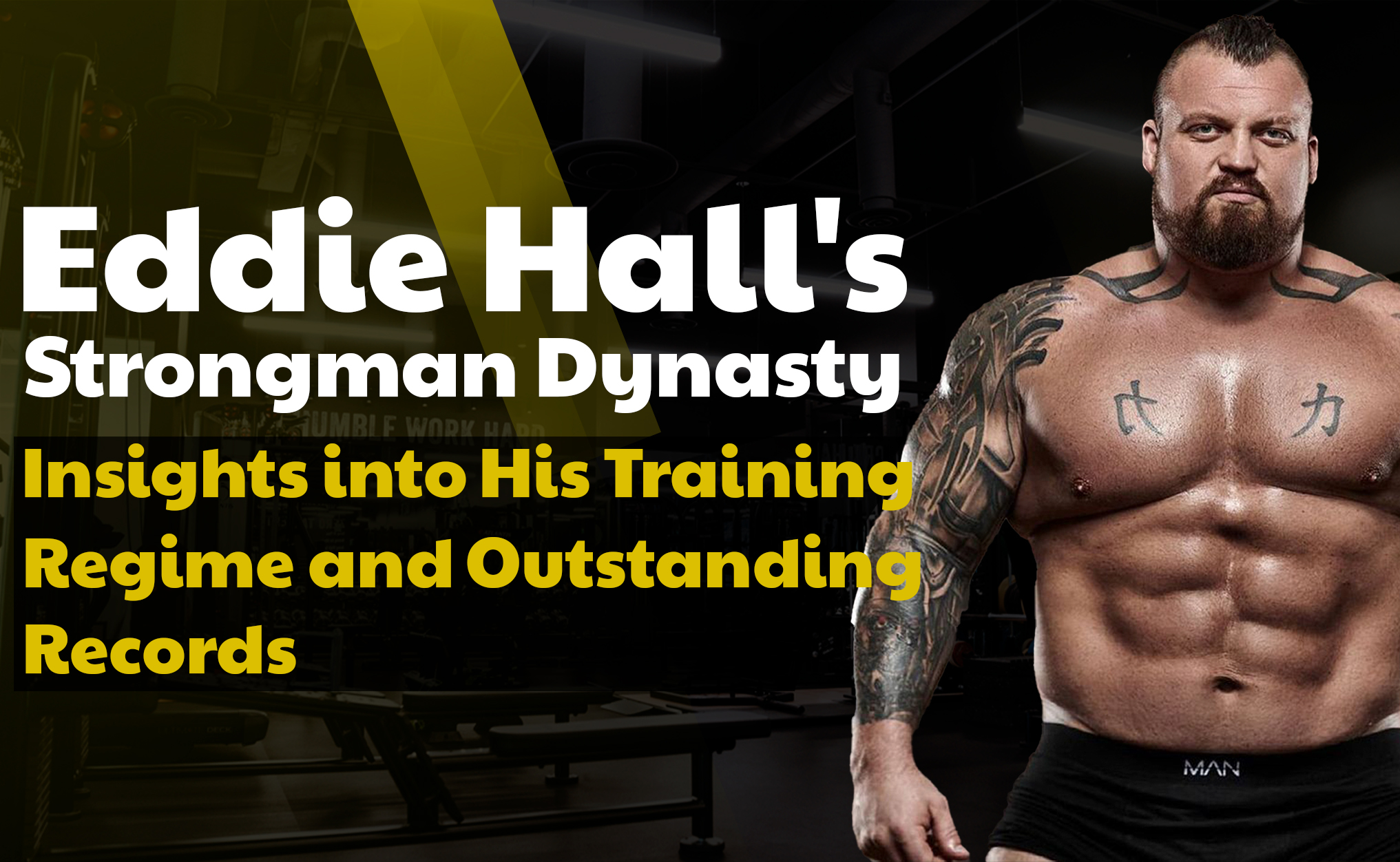 Eddie Hall's Strongman Dynasty: Insights into His Training Regime and ...